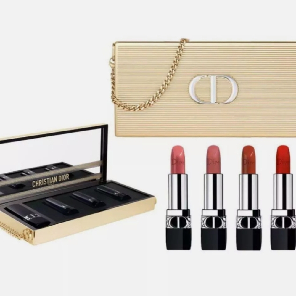 RARE Dior Clutch With Lipstick Set - Dior Beauty Holiday 2024 Collection